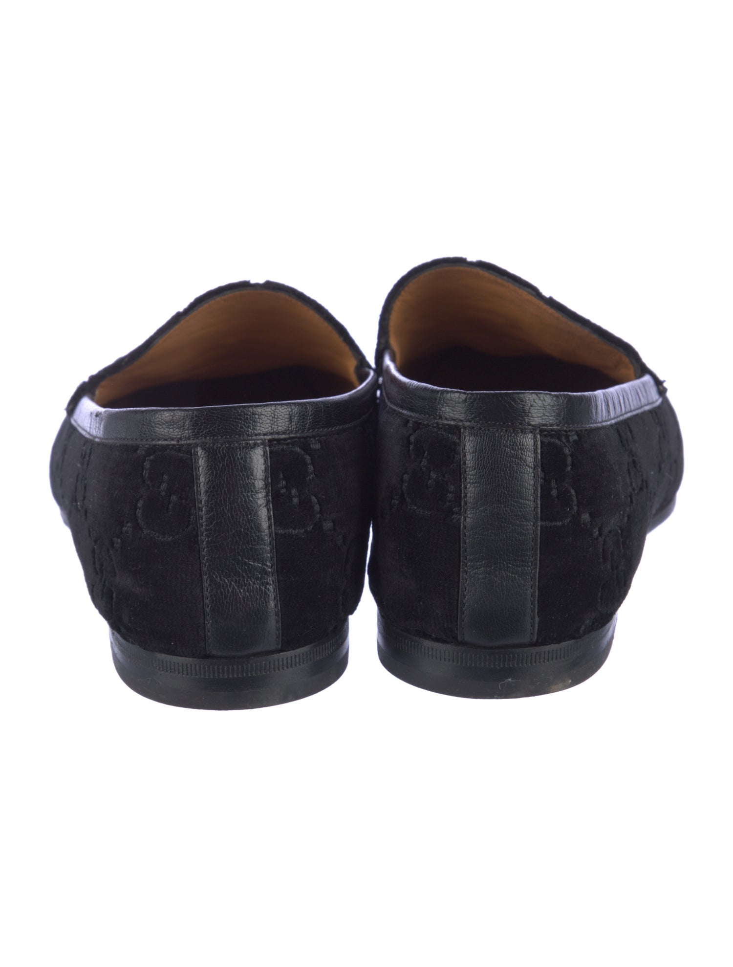 Gucci GG Logo Velvet Loafers